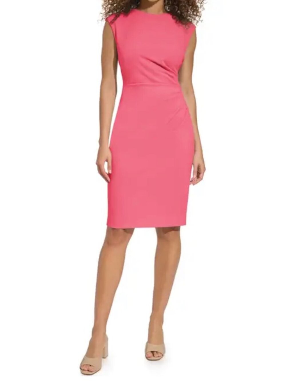 Calvin Klein Hot Pink Sheath Dress